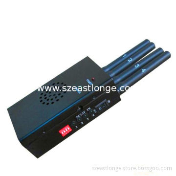 High Power Wifi Portable Cell Phone Jammer / Blocker ( Cdma Gsm Dcs Pcs 3g )